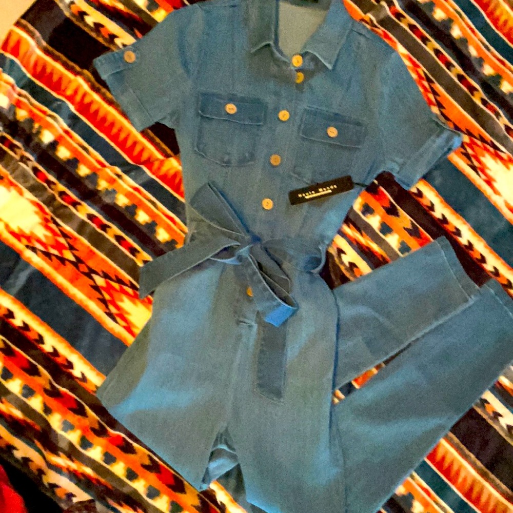 Denim jumpsuit